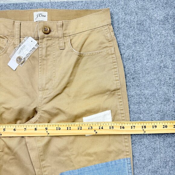 J.Crew Womens Patchwork Vintage Straight Chino Pants Size 25 NEW - Picture 14 of 14